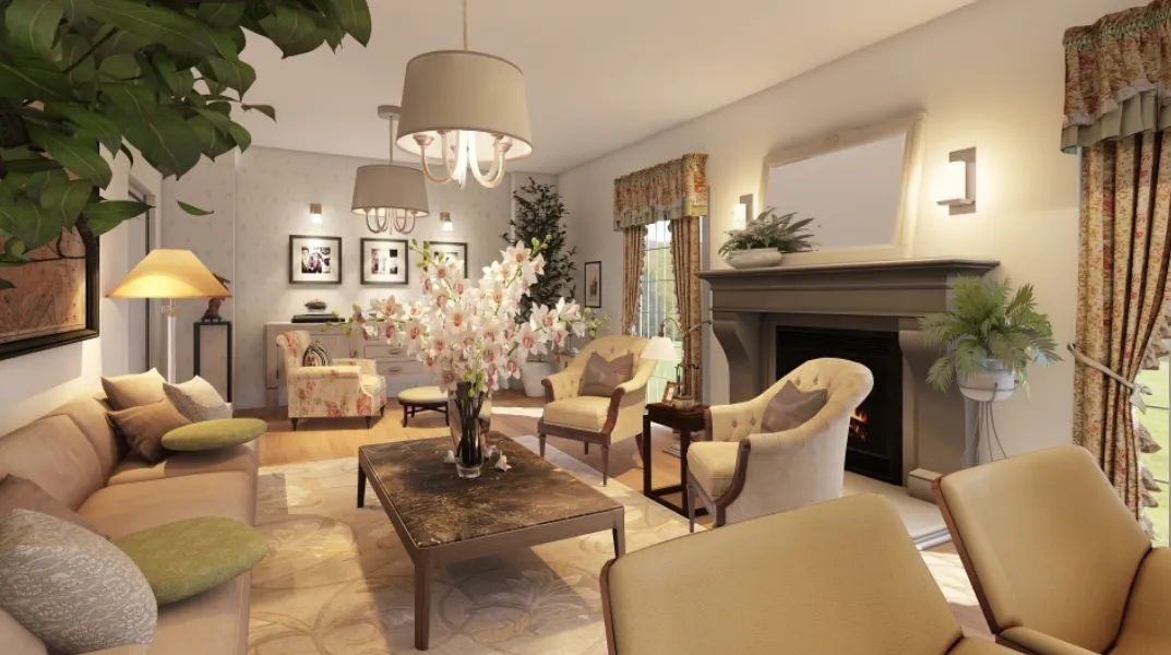 French home design decoration